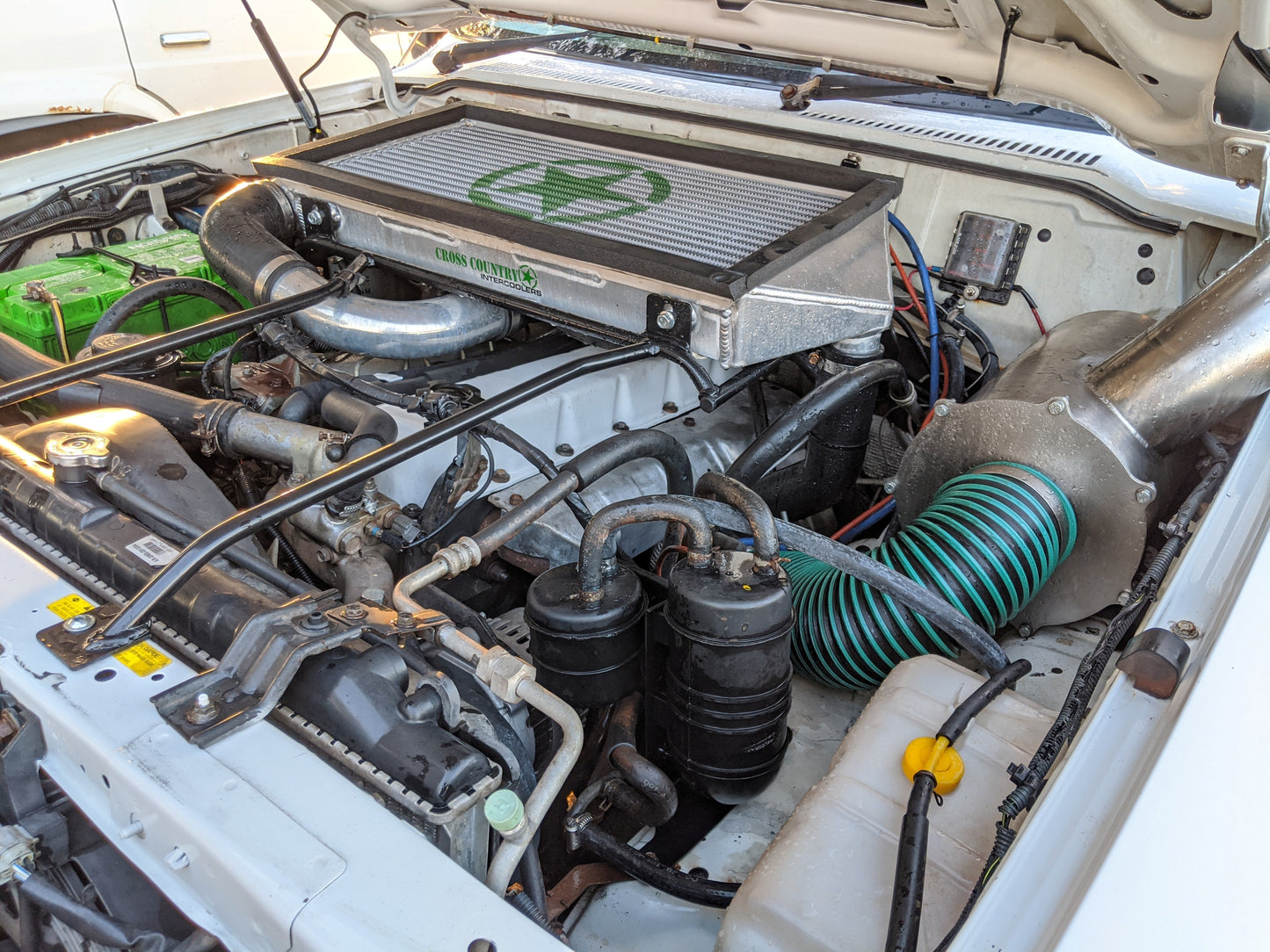 GU Patrol bonnet entry snorkel and airbox combo- Patroldocta