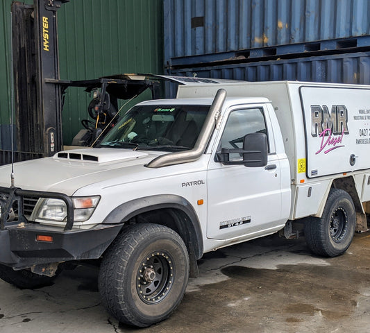 GU Patrol bonnet entry snorkel and airbox combo- Patroldocta