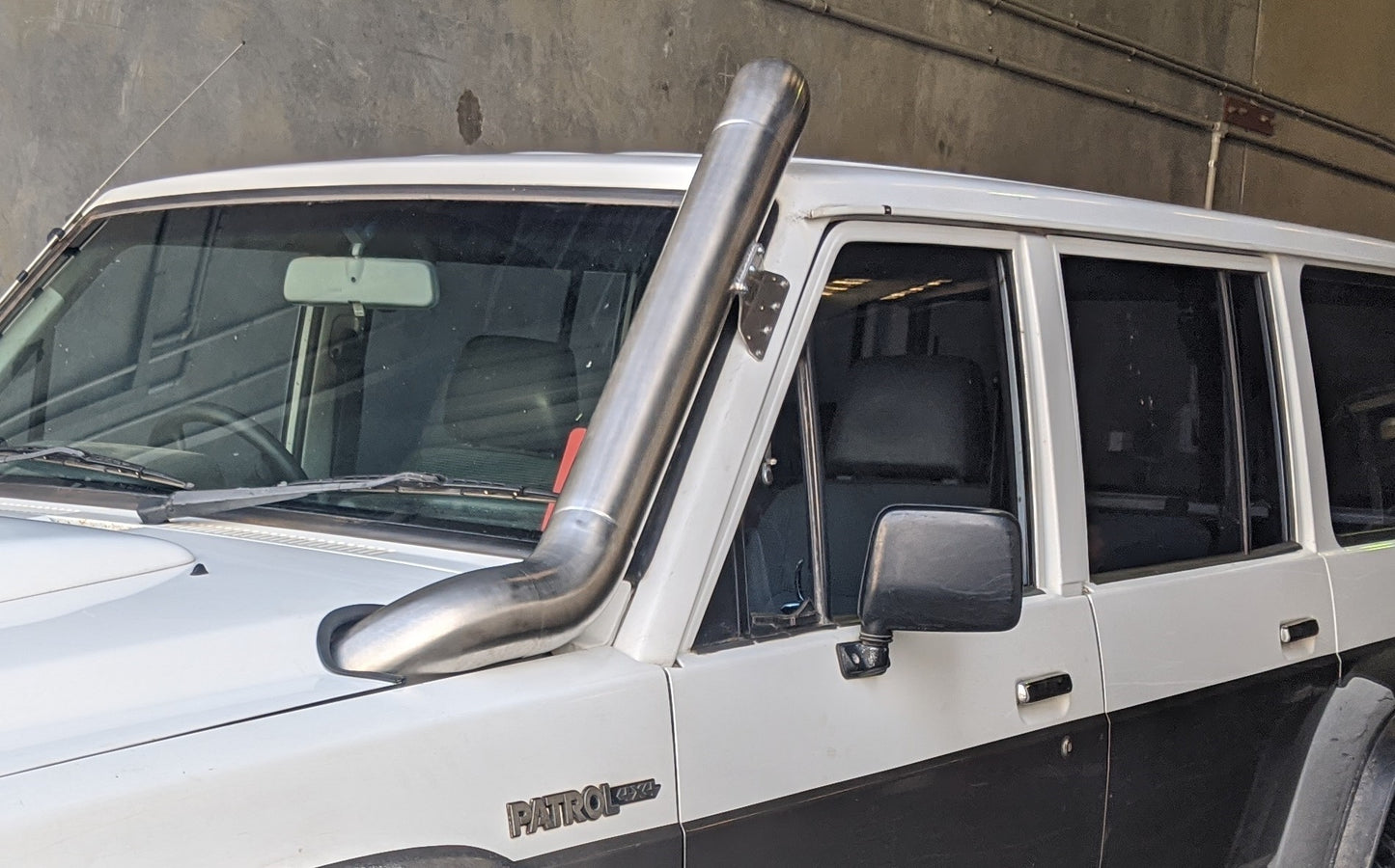 GQ Patrol bonnet entry snorkel and airbox combol- Patroldocta